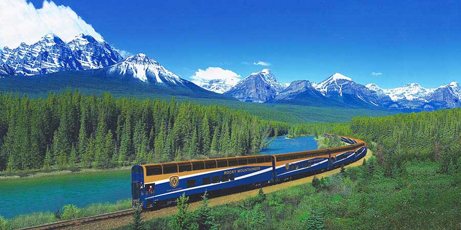 Travelling aboard Rocky Mountaineer
